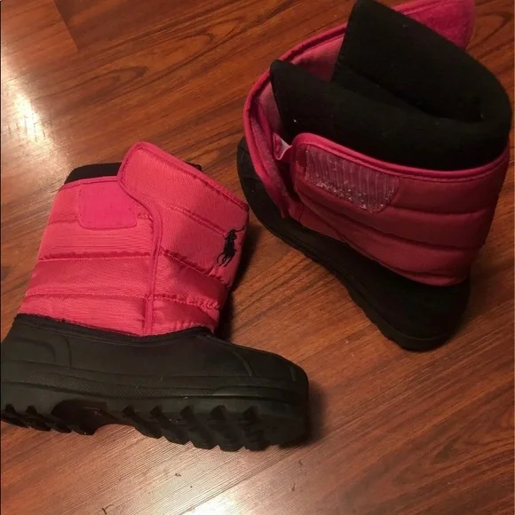 COPY - Polo Ralph Lauren Vancouver EZ Pull-On Big Kids Raspberry Snow Boots - Picture 8 of 11